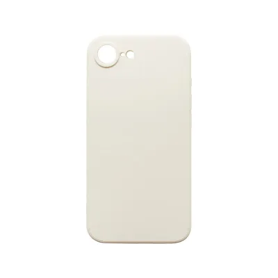 mobilNET silikónové puzdro iPhone 16e, biele (Fiber)