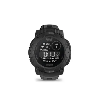 Instinct 3 - 45mm, Solar, Tactical Edition Black, Black silicone band (010-02934-50) - SK Distribúcia