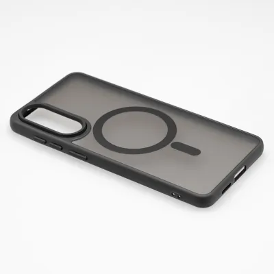 Sturdo plastové puzdro Samsung Galaxy S25 Edge, čierne (Magsafe)