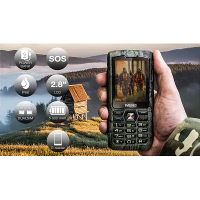 Evolveo StrongPhone H1 maskáčový (SGP-H1-HNT)