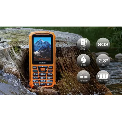 EVOLVEO StrongPhone Z6 oranžový SGP-Z6-OR
