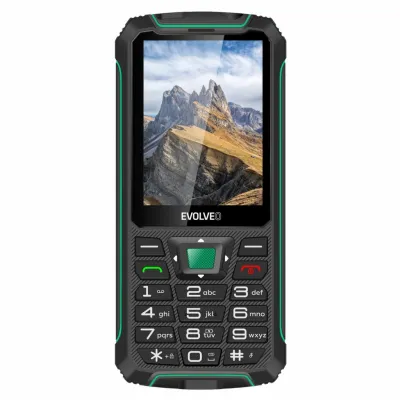 Evolveo StrongPhone W4 čierno zelený (SGM SGP-W4-BG)