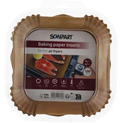 ScanPart papier na pečenie 16x16cm 100ks SCA2910070004
