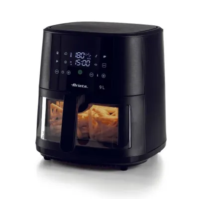 Teplovzdušná fritéza, 9 l, 1500 W, max. 200 °C, čierna
