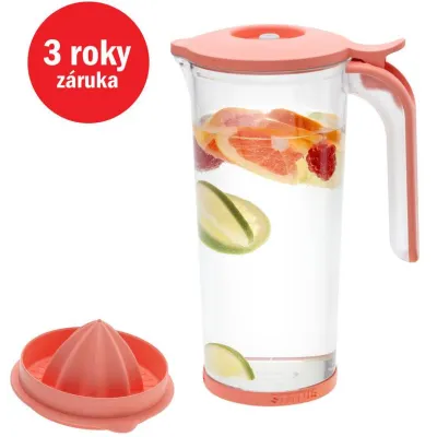 Status vákuový džbán s citrusovačom 179502 lososový