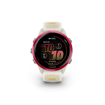 Forerunner 570 - 42mm, Bone/Raspberry/Mango (010-02970-02)