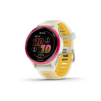 Forerunner 570 - 42mm, Bone/Raspberry/Mango (010-02970-02)