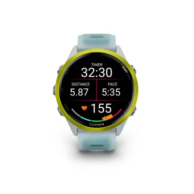 Forerunner 570 - 47mm, Whitestone/Amp Yellow (010-02971-01)