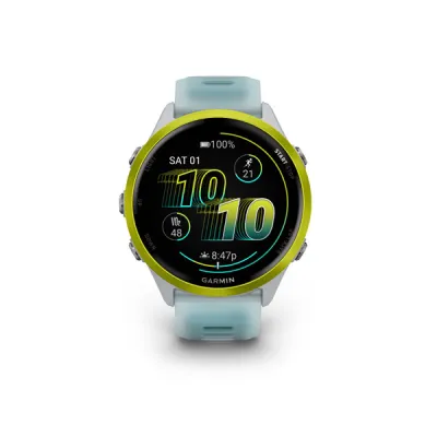 Forerunner 570 - 47mm, Whitestone/Amp Yellow (010-02971-01)