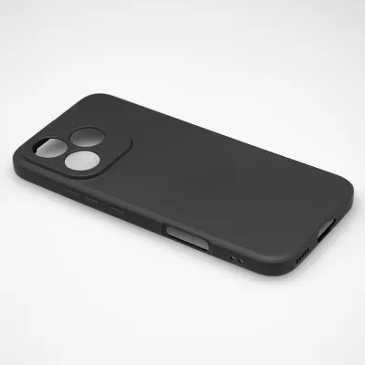 mobilNET silikónové puzdro Honor 400 Lite, čierne (Fiber)