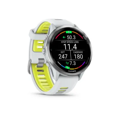 Forerunner 970, Whitestone/Amp Yellow (010-02969-11)