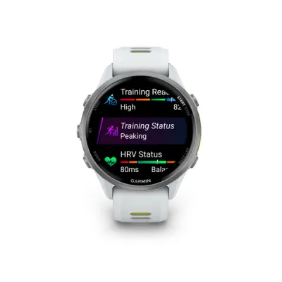 Forerunner 970, Whitestone/Amp Yellow (010-02969-11)