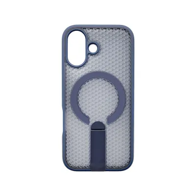 mobilNET plastové puzdro iPhone 17, modré (Magsafe AIR)