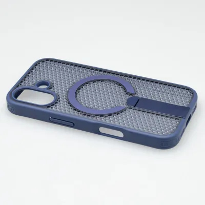 mobilNET plastové puzdro iPhone 17, modré (Magsafe AIR)