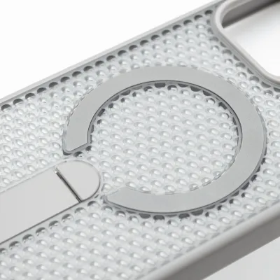 mobilNET plastové puzdro iPhone 17 Pro, sivé (Magsafe AIR)