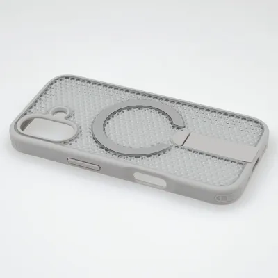 mobilNET plastové puzdro iPhone 17, sivé (Magsafe AIR)