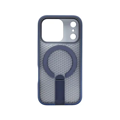 mobilNET plastové puzdro iPhone 17 Pro, modré (Magsafe AIR)