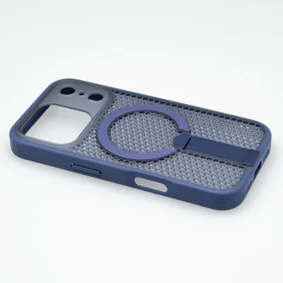 mobilNET plastové puzdro iPhone 17 Pro, modré (Magsafe AIR)
