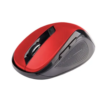 C-TECH myš Optická 1 600 DPI, Bezdrôtová USB, červená