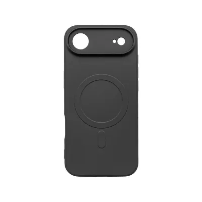 mobilNET silikónové puzdro iPhone 17 Air, čierne (MagFiber)