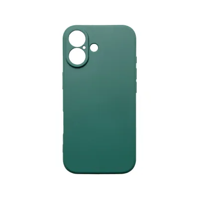 mobilNET silikónové puzdro iPhone 17, tmavozelené (Fiber)