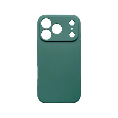 mobilNET silikónové puzdro iPhone 17 Pro Max, tmavozelené (Fiber)
