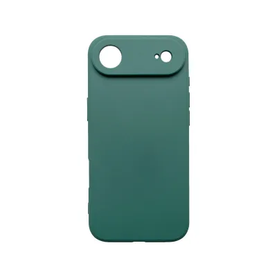 mobilNET silikónové puzdro iPhone 17 Air, tmavozelené (Fiber)