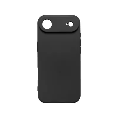 mobilNET silikónové puzdro iPhone 17 Air, čierne (Fiber)