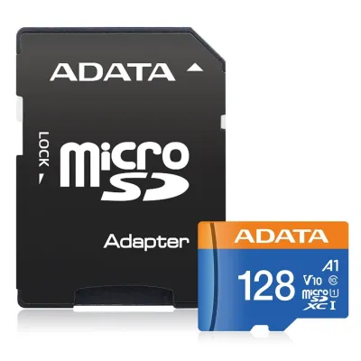 Adata microSDXC 128GB UHS-I U1 (class 10) + adaptér