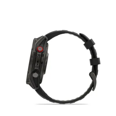 Garmin Fenix 8 Pro - 47mm, AMOLED, Sapphire, Carbon Gray DLC Titanium, Black/Pebble Gray band (010-03198-01)