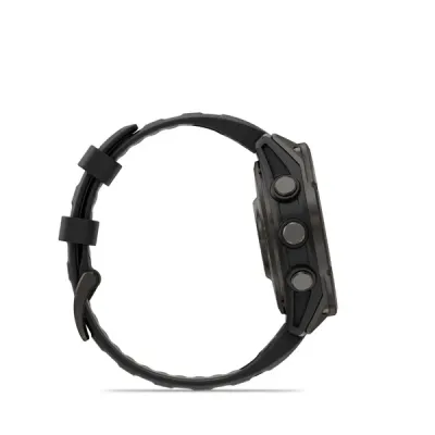 Garmin Fenix 8 Pro - 47mm, AMOLED, Sapphire, Carbon Gray DLC Titanium, Black/Pebble Gray band (010-03198-01)
