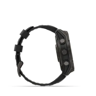Garmin Fenix 8 Pro - 51mm, AMOLED, Sapphire, Carbon Gray DLC Titanium, Black/Pebble Gray band (010-03199-01)