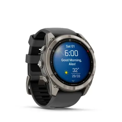 Garmin Fenix 8 Pro - 51mm, AMOLED, Sapphire, Titanium, Graphite/Black band (010-03199-11)
