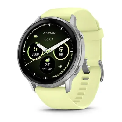 Garmin VENU 4 - 45mm, Gray/ Silver + Citron (010-03014-02)