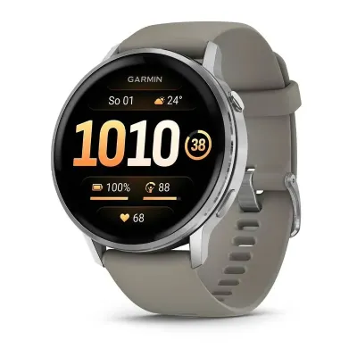 Garmin VENU 4 - 45mm, Silver + Gray (010-03014-01)