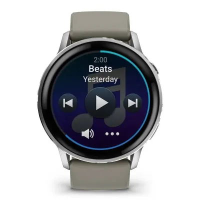 Garmin VENU 4 - 45mm, Silver + Gray (010-03014-01)