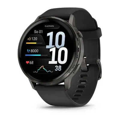 Garmin VENU 4 - 45mm, Black/ Slate + Black (010-03014-00)