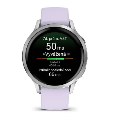 Garmin VENU 4 - 41mm, Gray/ Silver + Periwinkle (010-03013-01)