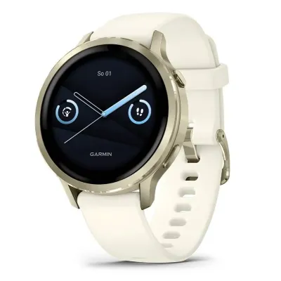 Garmin VENU 4 - 41mm, Beige/Lunar Gold + Bone (010-03013-00)