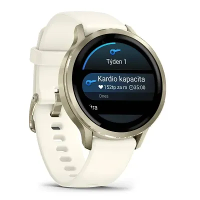Garmin VENU 4 - 41mm, Beige/Lunar Gold + Bone (010-03013-00)