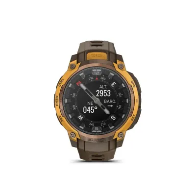 Instinct Crossover AMOLED, Bronze Sunburst, Cocoa silocone band (010-03398-01)
