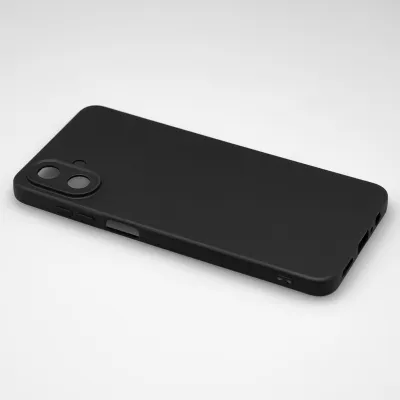 mobilNET silikónové puzdro Samsung Galaxy A07 4G, čierne (Matt)