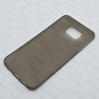 SAM Galaxy S6 Edge+ čierne (vlny) gum.puzdro