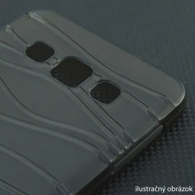 SAM Galaxy S6 Edge+ čierne (vlny) gum.puzdro
