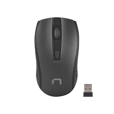 Natec myš optická JAY 2, 1 600 DPI, bezdrôtová, USB dongle, čierna