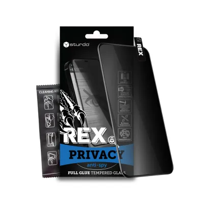 Sturdo REX ochranné sklo iPhone 17e (Privacy FULL GLUE)