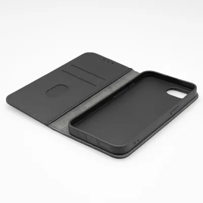 mobilNET knižkové puzdro iPhone 17e, čierne (Daze Lite)