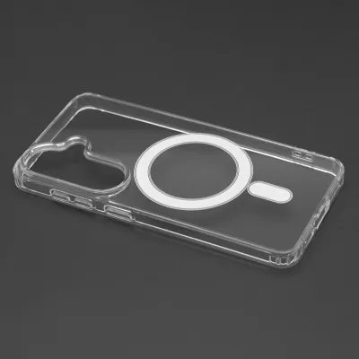 Sturdo plastové puzdro Samsung Galaxy S26, priehľadné (Magsafe)