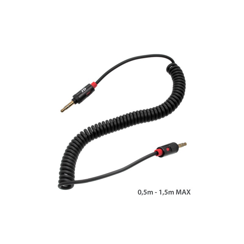 AUX kábel 2x3.5mm, čierny