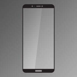 Ochranné sklo Q sklo Huawei P Smart čierne, fullcover, 0,33 mm